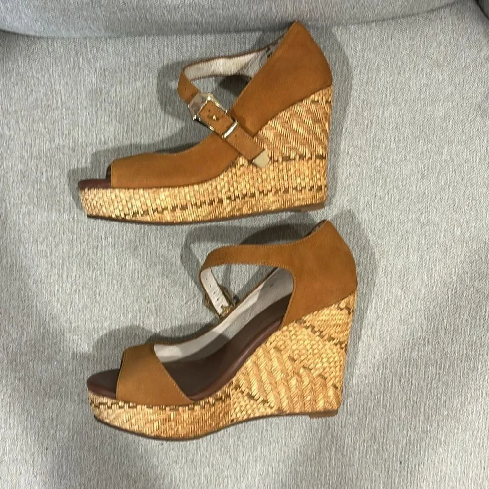 Anthropologie brand Matt Bernson Platform Sandals sz 8